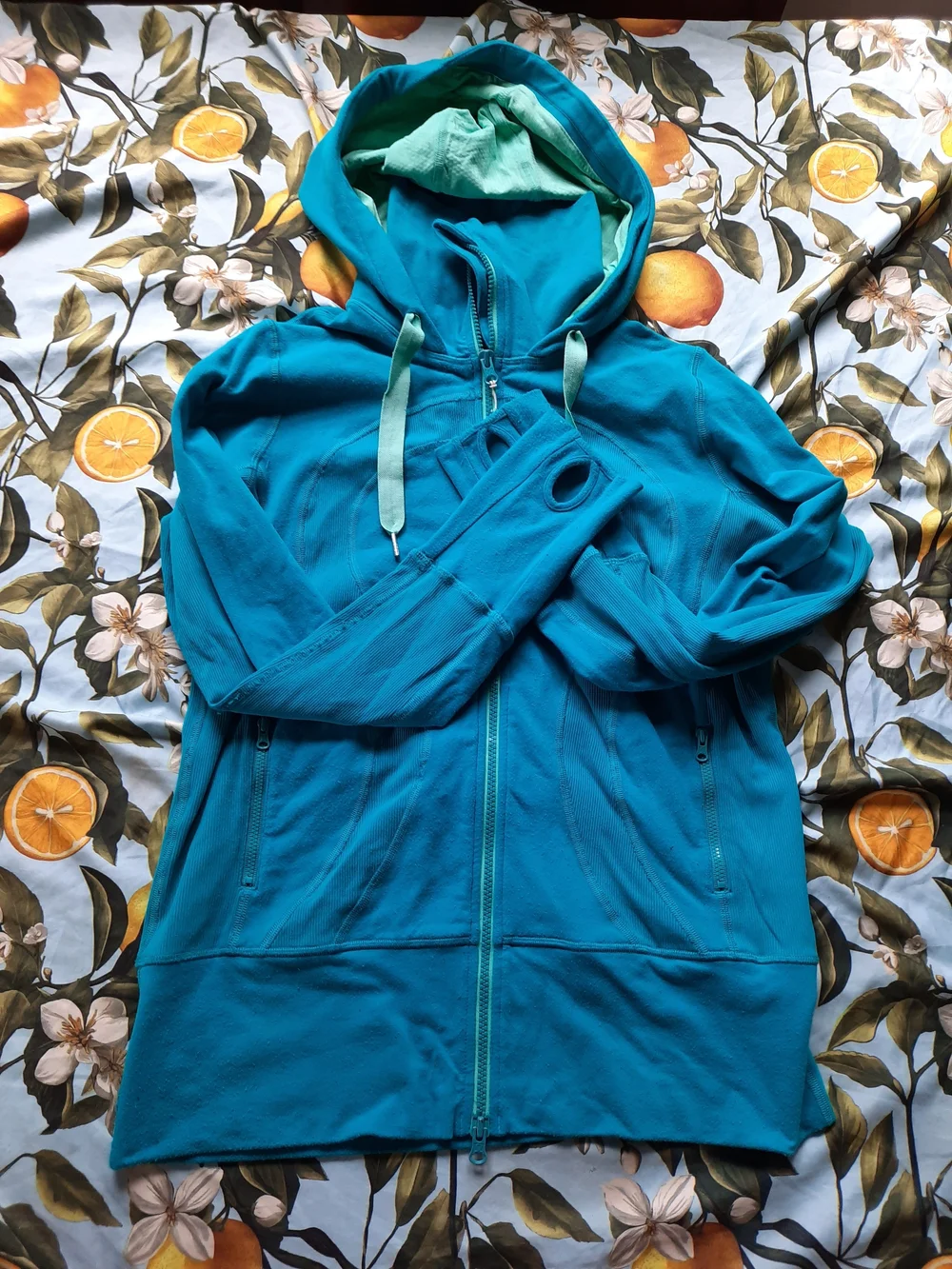lululemon athletica Teal Zip Hoodie - Picture 2 of 5